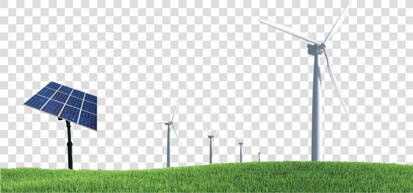 Transparent Wind Turbines Clipart   Solar And Wind Energy Png  Png DownloadTransparent PNG