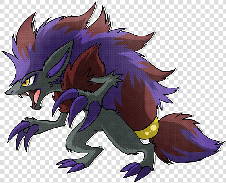 Yo Shiny Zoroark   Pokemon Mega Zoroark Shiny  HD Png DownloadTransparent PNG