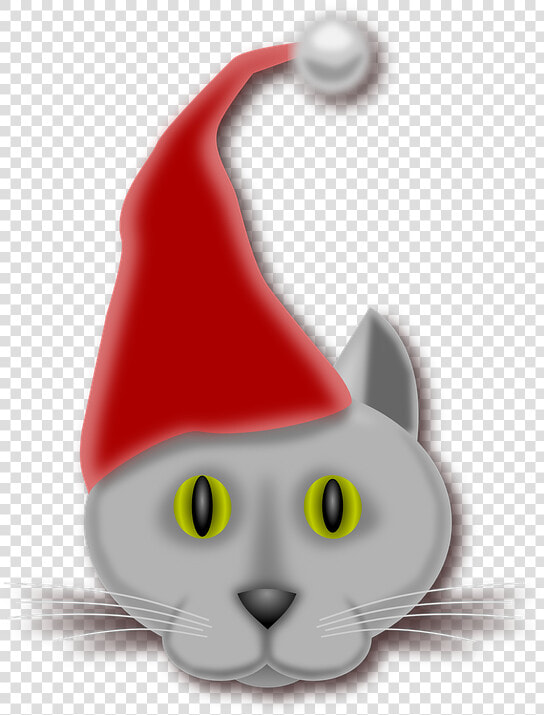 Cat  Christmas  Elf  Santa  Xmas  Santa S Hat   Christmas Day  HD Png DownloadTransparent PNG