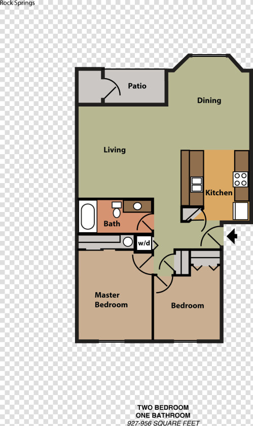 Rock Springs Apartments Cheney Floorplans  HD Png DownloadTransparent PNG