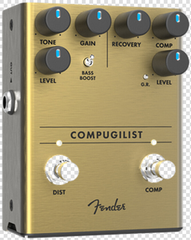 Fender Compugilist Compressor distortion Pedal   Electronics  HD Png DownloadTransparent PNG