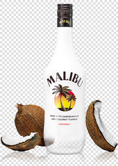 Malibu White Rum With Coconut 1l  HD Png DownloadTransparent PNG