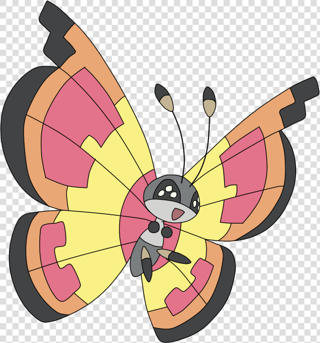 Pokemon Vivillon Sun Is A Fictional Character Of Humans   Savannah Vivillon  HD Png DownloadTransparent PNG