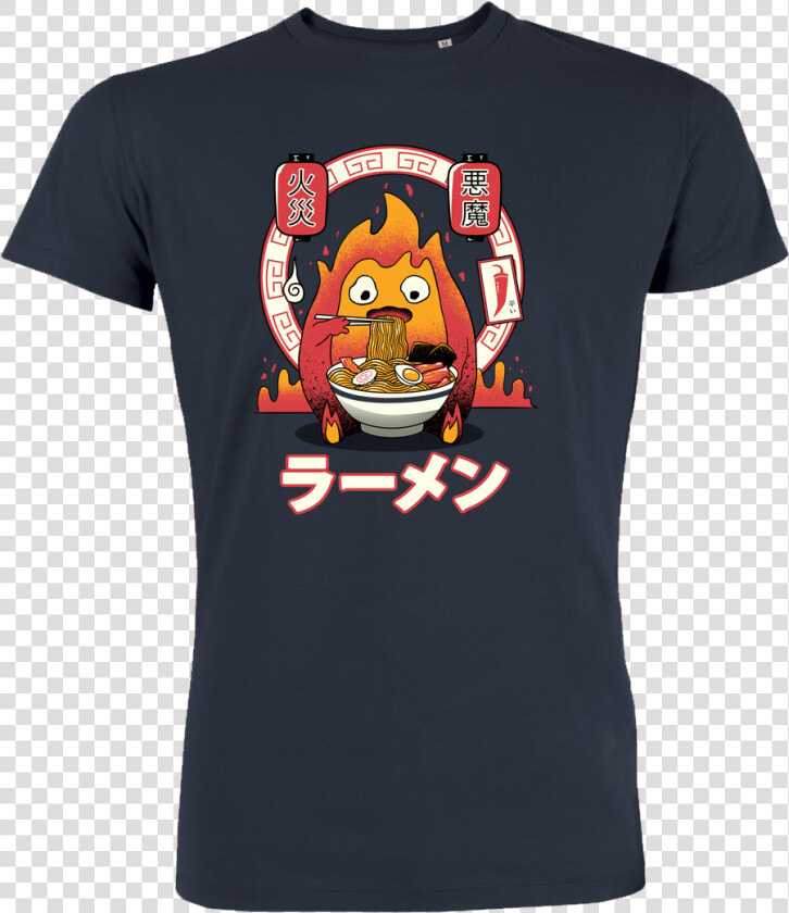 Transparent Anime Demon Png   Calcifer Totoro Ramen  Png DownloadTransparent PNG