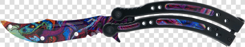 Butterfly Knife Hyper Beast  HD Png DownloadTransparent PNG