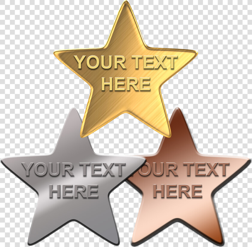 Embossed Star Badges   Star Badges  HD Png DownloadTransparent PNG