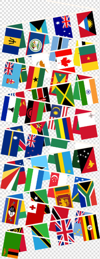 Transparent Dominica Flag Png   Nations Flags The Commonwealth  Png DownloadTransparent PNG