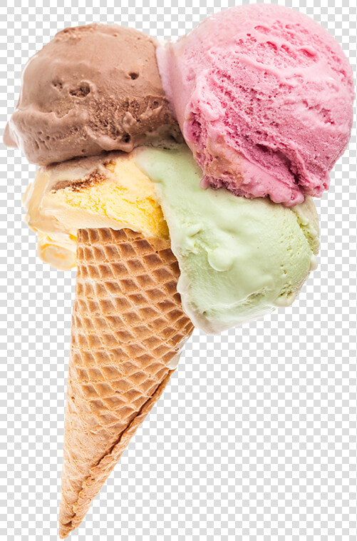 Gelato Ice Cream Cone  HD Png DownloadTransparent PNG