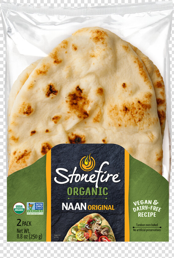 Stonefire Vegan Naan Bread  HD Png DownloadTransparent PNG