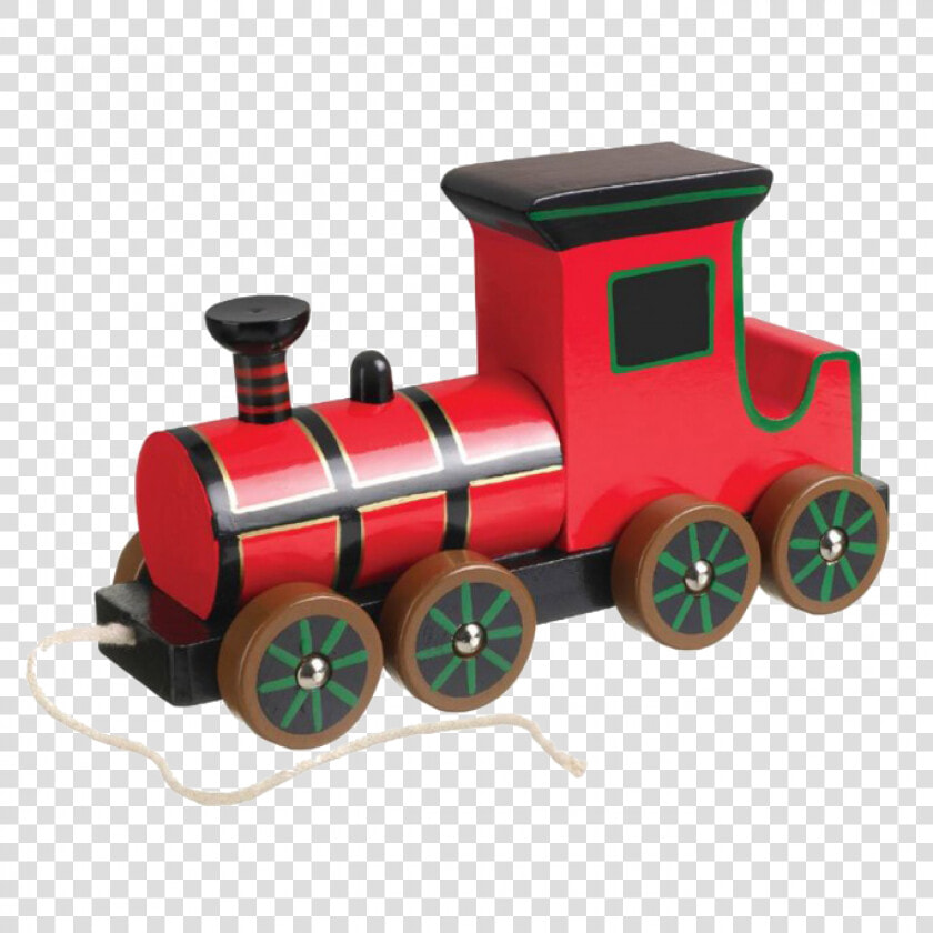 Retro Steam Train Pull Along Toy 12   Steam Train Pull Along  HD Png DownloadTransparent PNG