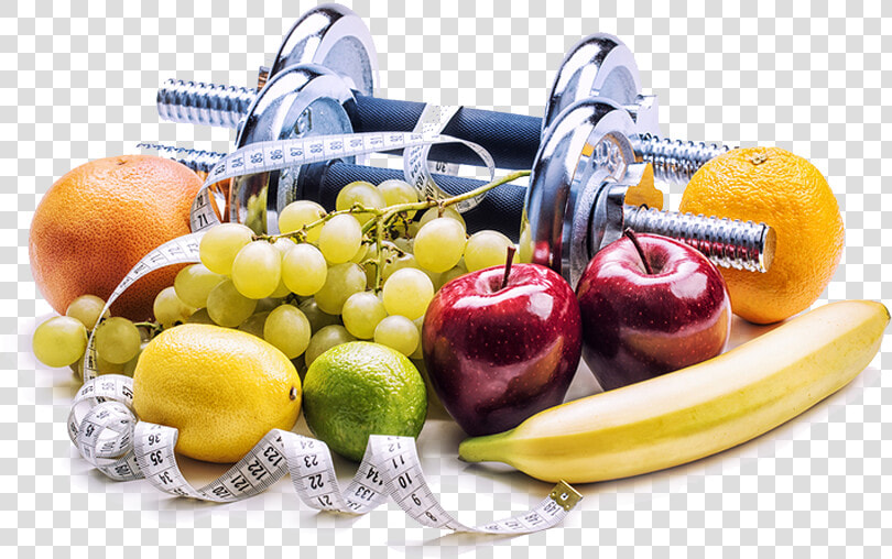 Eat Fruits And Vegetables   Dumbells And Fruit  HD Png DownloadTransparent PNG