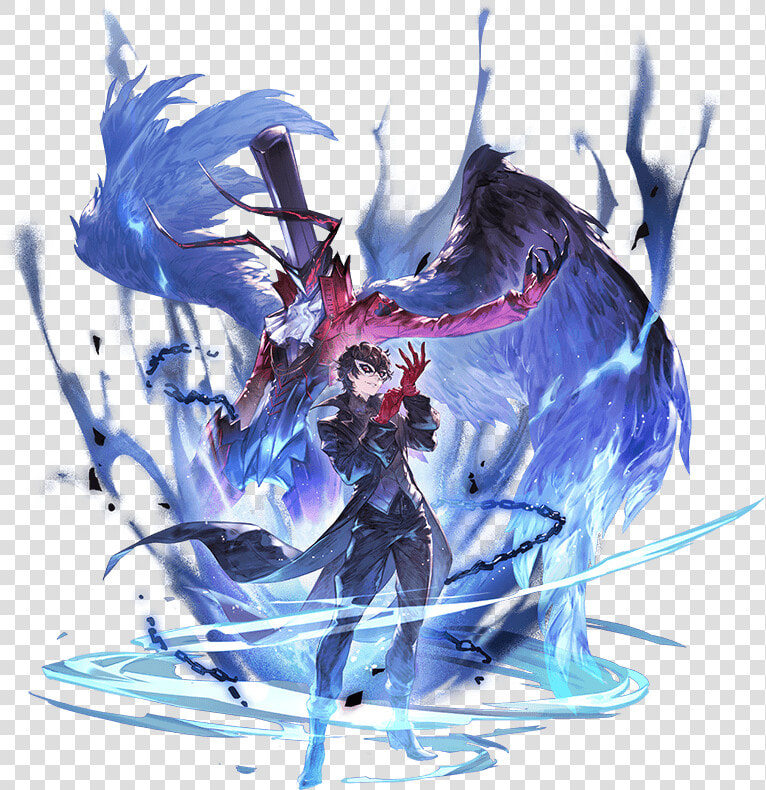 Transparent Joker Face Paint Png   Granblue Fantasy Persona 5 Artwork  Png DownloadTransparent PNG