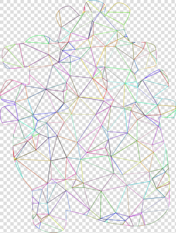 Triangle symmetry area   Line Art  HD Png DownloadTransparent PNG