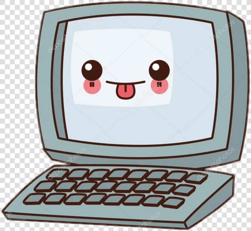  nalepki  kawaii  komputer   Cute Computer Clipart  HD Png DownloadTransparent PNG