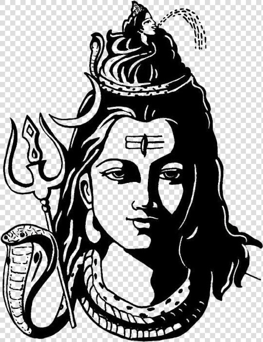 Shiva Transparent Png   Shiva Black And White Png  Png DownloadTransparent PNG