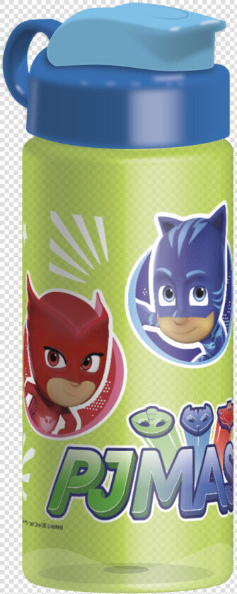 Pj Masks Catboy  Owlette  amp  Gekko Water Bottles   Cartoon  HD Png DownloadTransparent PNG