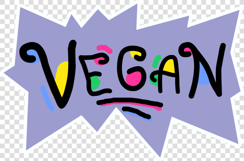 Cute Vegan Print In Rugrats Style   Graphic Design  HD Png DownloadTransparent PNG