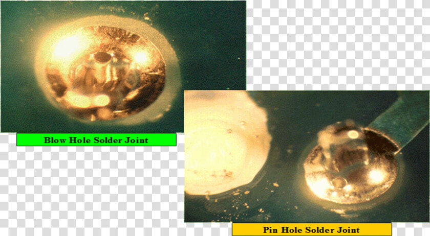 Pin Hole Blow Hole Wave Soldering   Pinhole In Solder Joint  HD Png DownloadTransparent PNG