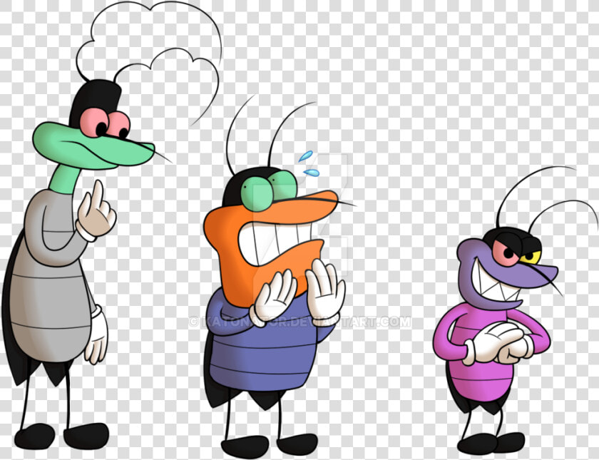 Oggy And The Cockroaches In Drawing  HD Png DownloadTransparent PNG