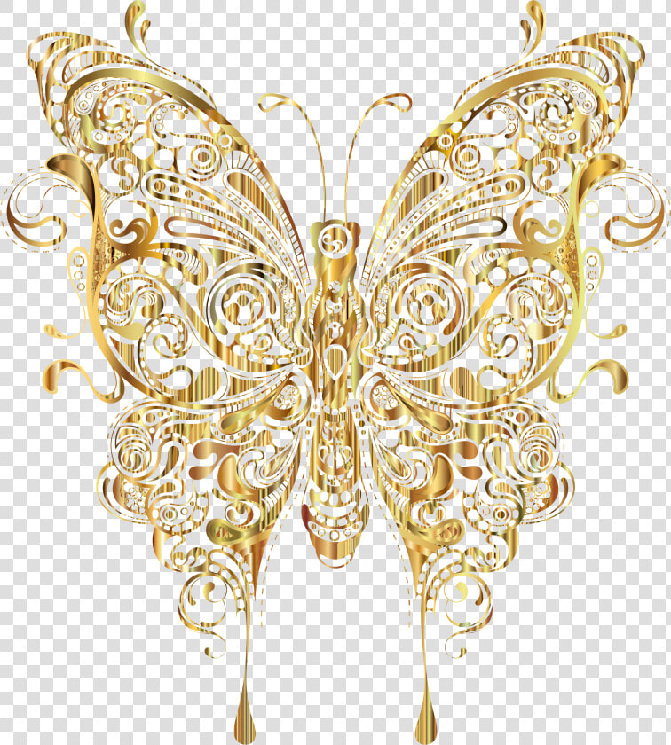 Abstract Butterfly Ii Big Image Png Ⓒ   Transparent Background Gold Butterfly Png  Png DownloadTransparent PNG