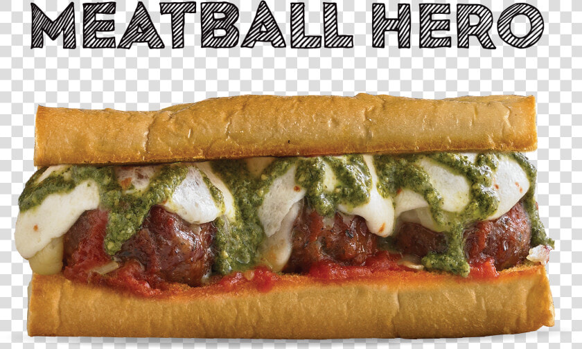 Meatball Hero   Chili Dog  HD Png DownloadTransparent PNG