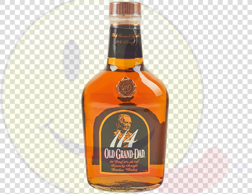 Old Grand dad 114 Proof   Old Grand Dad Bourbon WhiskeyTransparent PNG