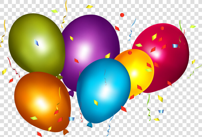 Balloons Transparent Confetti   Transparent Background Colorful Balloons Png  Png DownloadTransparent PNG