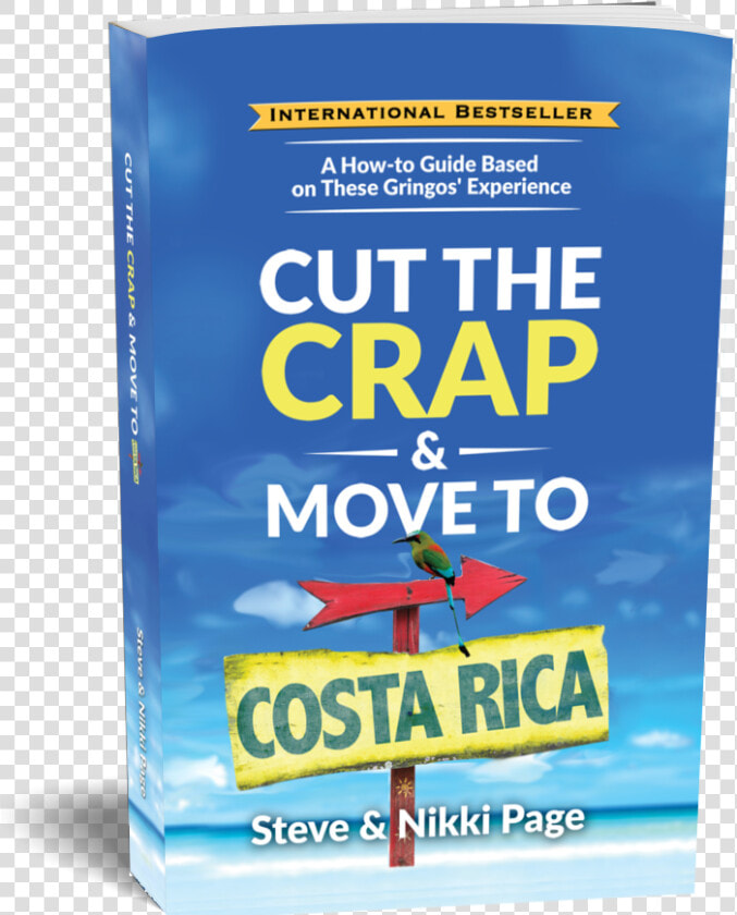 Cut The Crap  amp  Move To Costa Rica Paperback Mockup   Packaging And Labeling  HD Png DownloadTransparent PNG