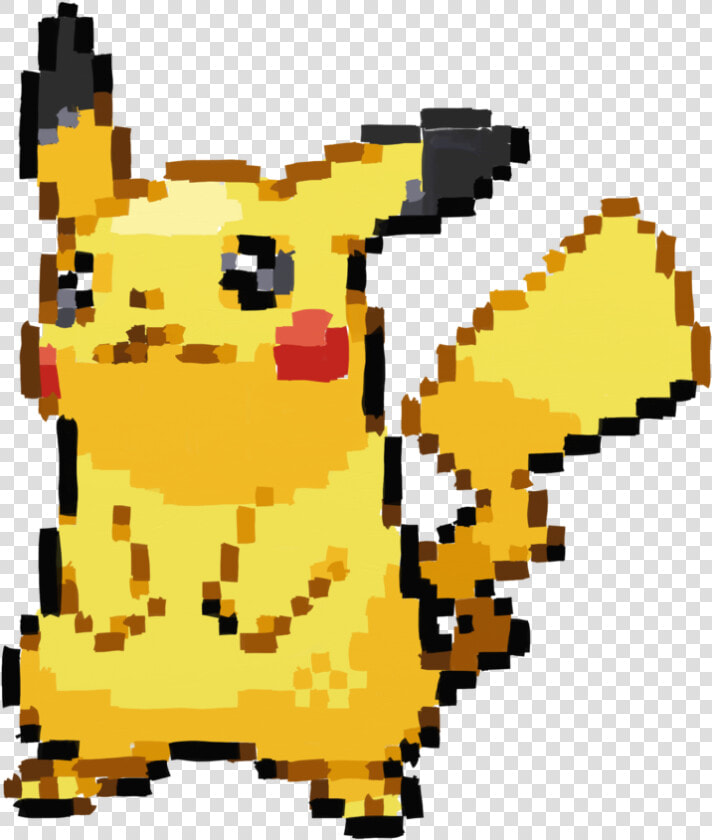 Pokemon Transparent Pixel Art   Pokemon Pikachu Sprite Gif  HD Png DownloadTransparent PNG