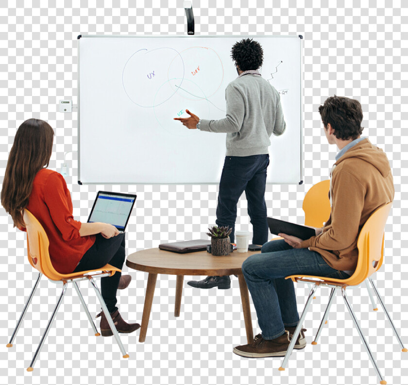 Professionals Meeting While Utilizing A Whiteboard   Whiteboard  HD Png DownloadTransparent PNG