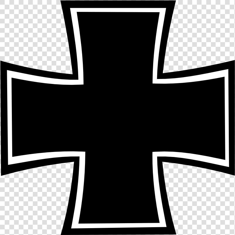 Iron Cross Christian Cross Sticker Cruz Negra Car   Iron Cross Stickers  HD Png DownloadTransparent PNG