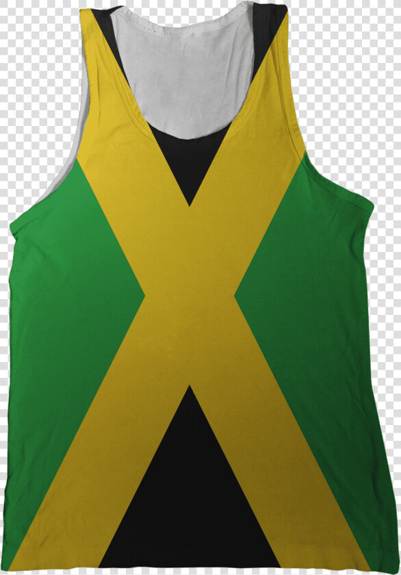 Jamaica Flag Tank Top   Vest  HD Png DownloadTransparent PNG