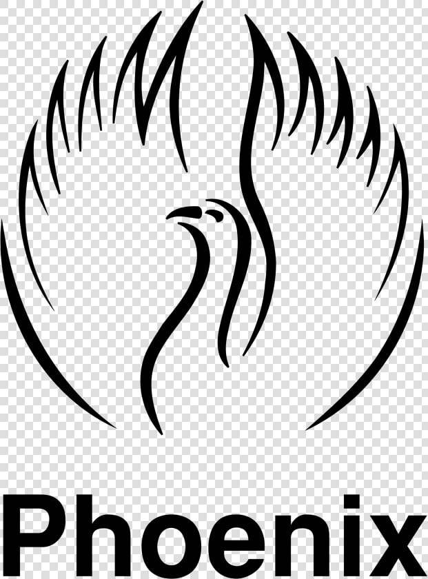 Transparent Phoenix Black And White Png   Phoenix  Png DownloadTransparent PNG