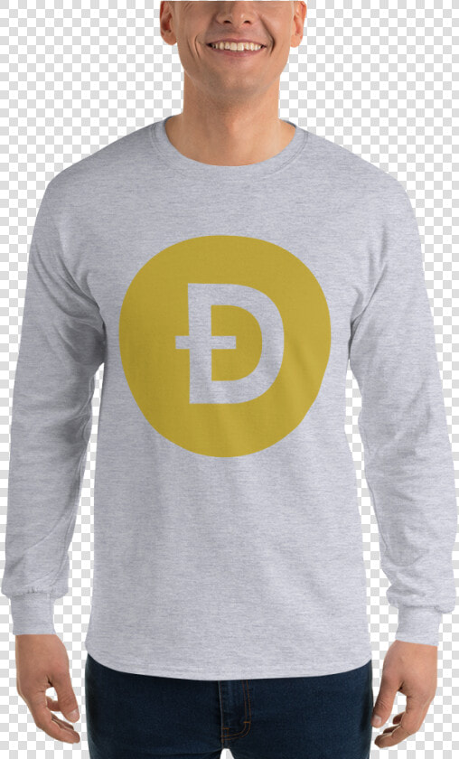 Dogecoin Long Sleeve T Shirt   Greenville The Crow  39 s Nest  HD Png DownloadTransparent PNG