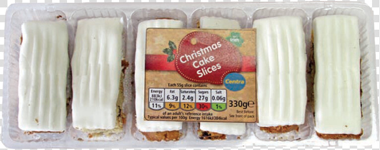 Ct Xmas Cake Slices 330g   Convenience Food  HD Png DownloadTransparent PNG