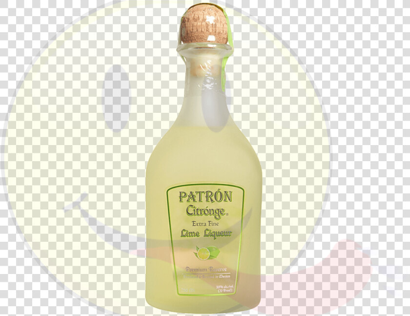 Patron Citronge Lime   Glass Bottle  HD Png DownloadTransparent PNG