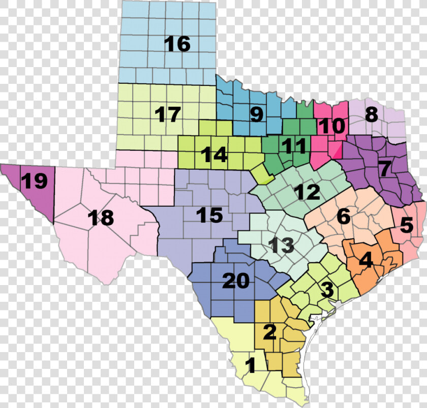 Escmap   Texas Esc Regions  HD Png DownloadTransparent PNG