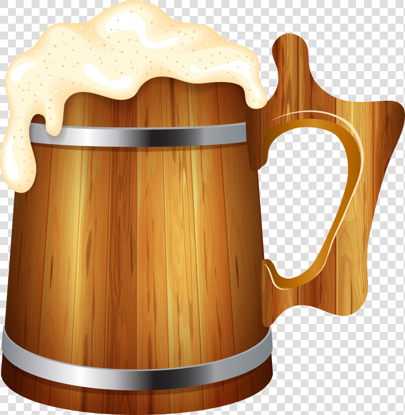 Beer Mug Clipart Chalk   Wooden Beer Mug Png  Transparent PngTransparent PNG