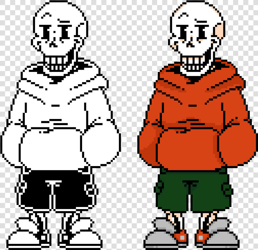 Colored Underswap Papyrus Sprite  HD Png DownloadTransparent PNG