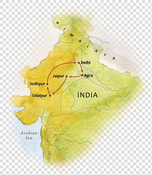 Royal Places Of India   Map  HD Png DownloadTransparent PNG