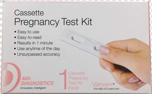 Avo Diagnostics Cassette Pregnancy Test Kit Malaysia   Diagnosis Of Pregnancy Kit  HD Png DownloadTransparent PNG