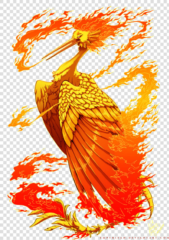 Moltres Used Fire Spin By Empyrisan   Fire Bird Png  Transparent PngTransparent PNG