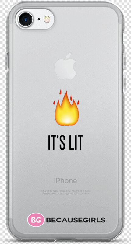 It S Lit Clear Iphone Case   Png Download   Mobile Phone Case  Transparent PngTransparent PNG