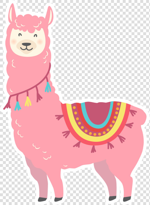 Transparent Llama Png   Cartoon Llama  Png DownloadTransparent PNG