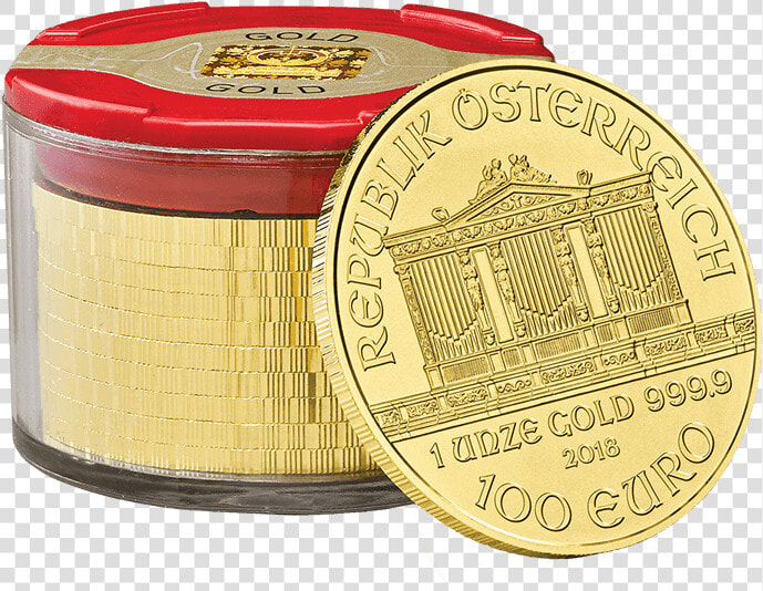 Transparent 2018 Gold Png   Wiener Philharmoniker Gold Tube  Png DownloadTransparent PNG