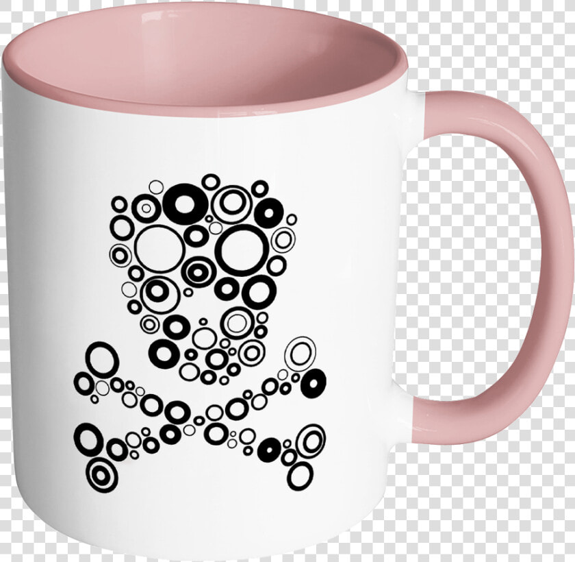 Abstract Human Skull Accent Mug   Kem Cho  HD Png DownloadTransparent PNG