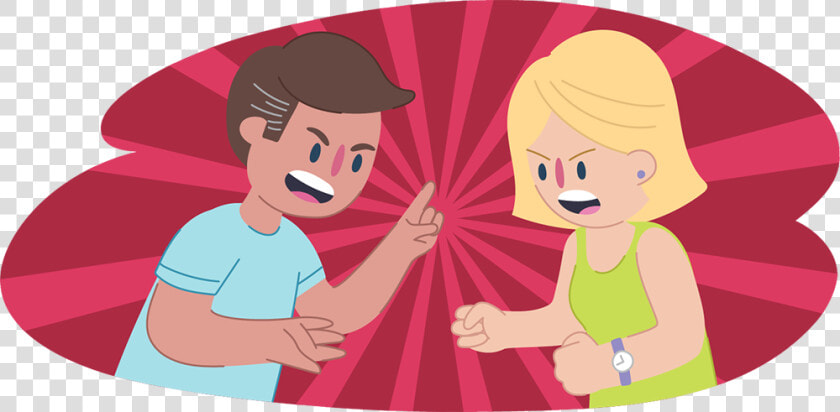 Two Parents Arguing   Clipart Parents Fighting  HD Png DownloadTransparent PNG