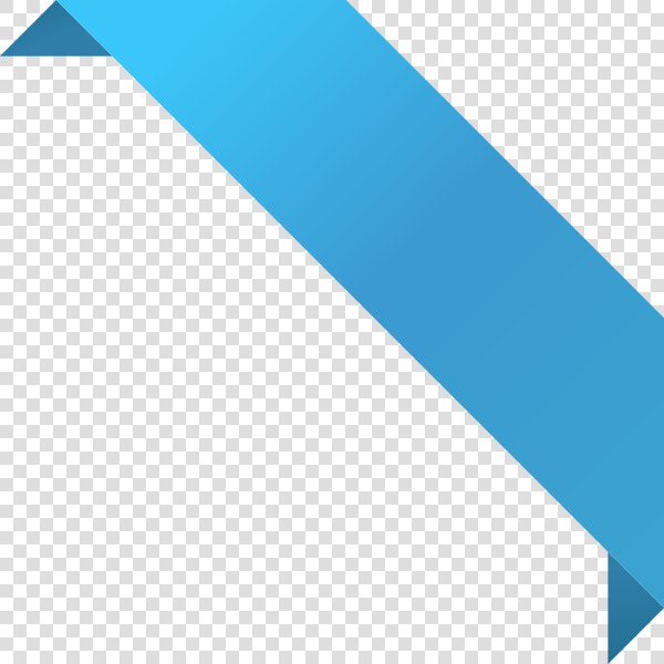 Light Blue Corner Ribbon   Blue Corner Ribbon Png  Transparent PngTransparent PNG