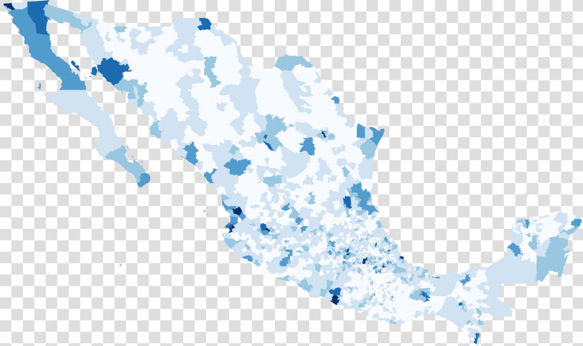 La Luz Del Mundo In Mexico By Municipalities   Mexico Map Outline Colored  HD Png DownloadTransparent PNG