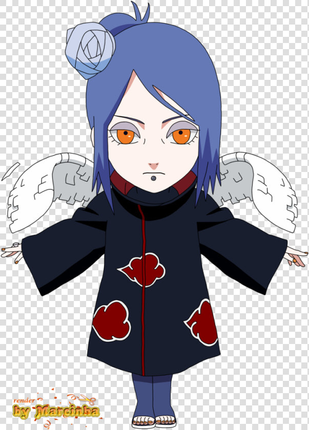 Akatsuki  акацуки naruto наруто  Naruto Pain konan konan   Chibi Konan  HD Png DownloadTransparent PNG